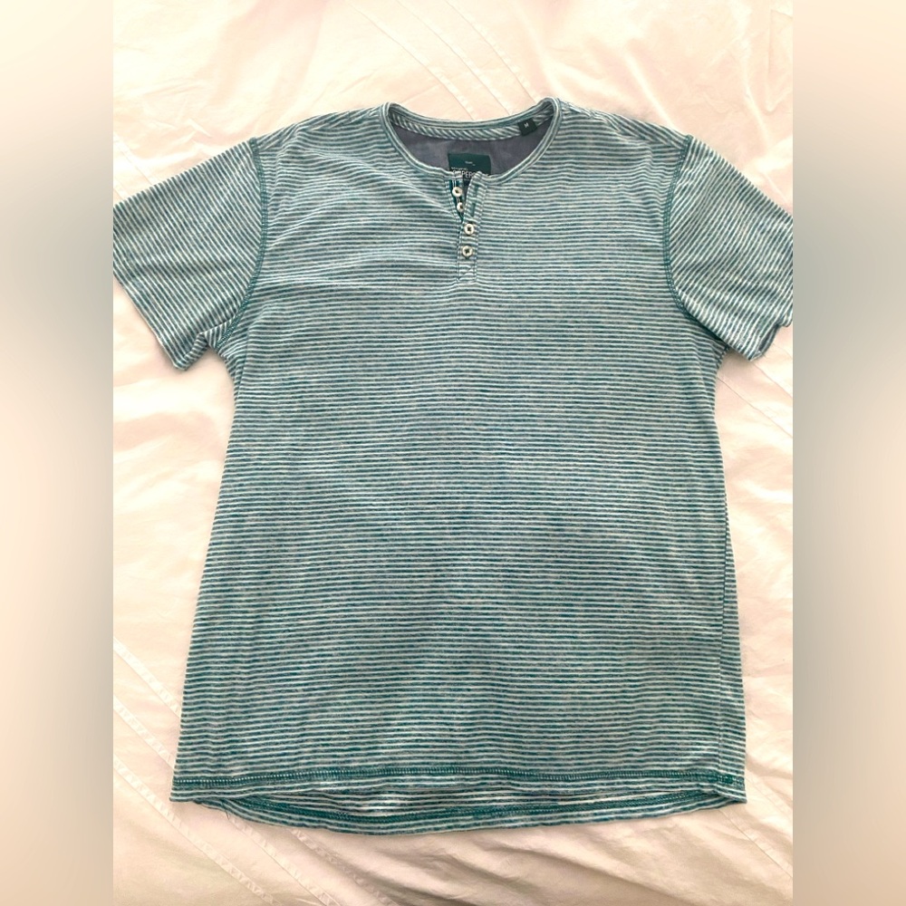 Original Supersoft Bruno Milano Henley Shirt NWOT